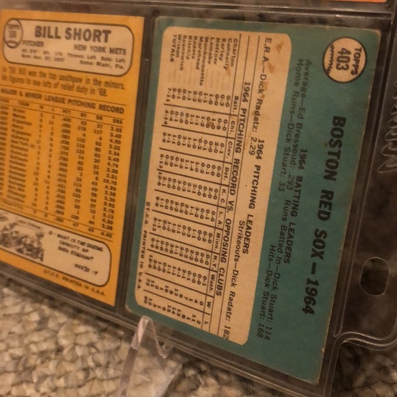 1960s Baseball Cards Red Sox Senators Colts Cardinals Indians As Pirates Topps - Picture 11 of 14